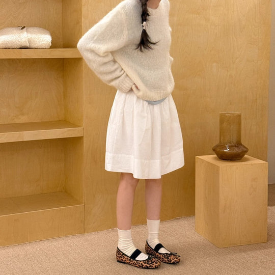Damen Ballerina-Schuhe mit elastischem Riemchen und modischem Schleifendetail EB