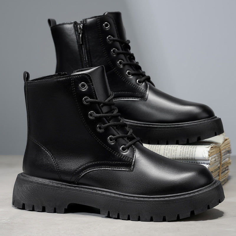 Damen Modische Winterstiefel mit robuster Profilsohle und praktischer Schnürung EB