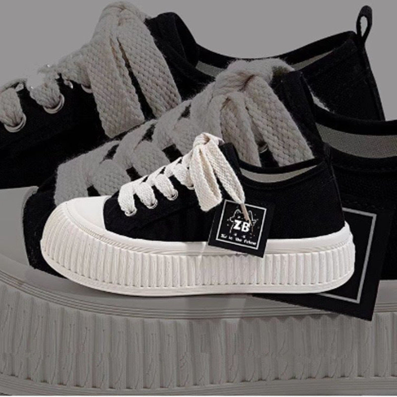 Damen Sneaker mit trendiger Plateau-Sohle und komfortablem Obermaterial EB