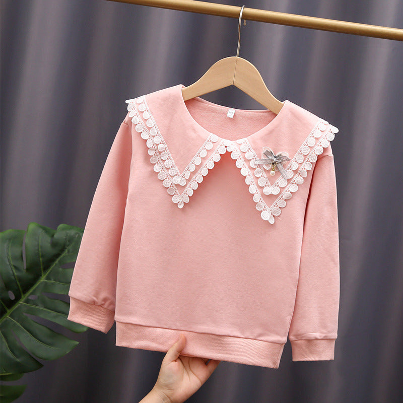 Damen Sweatshirt mit weitem Kragen EB