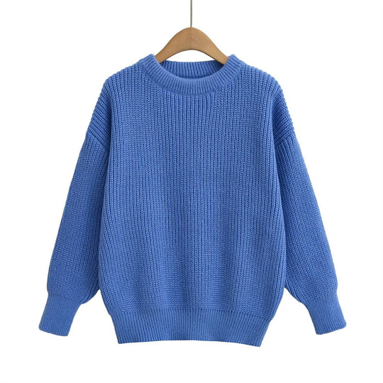 Damen Strickpullover mit aufwendigem Strukturmuster EB