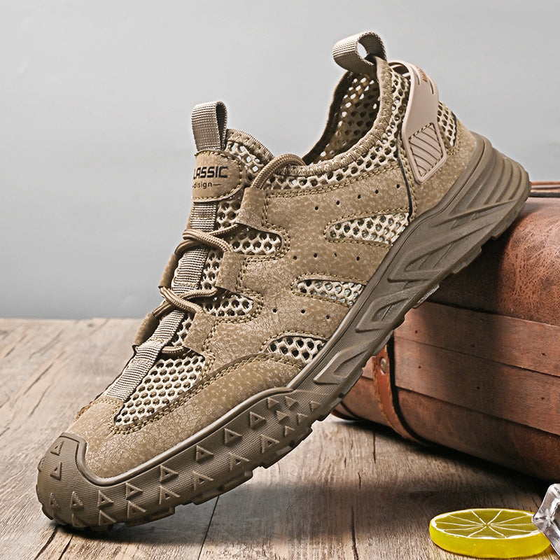 Damen Sportliche Mesh Freizeit-Sneaker EB