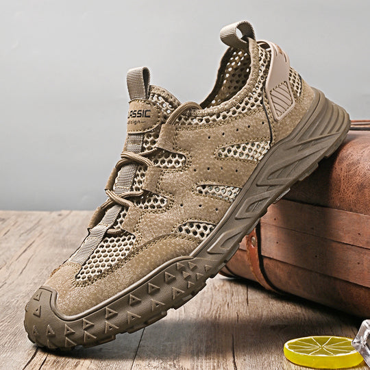 Damen Sportliche Mesh Freizeit-Sneaker EB