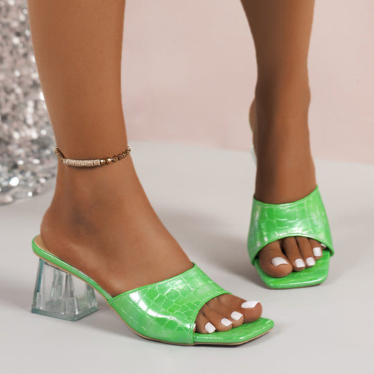 Damen Glamouröse Absatzsandalen EB