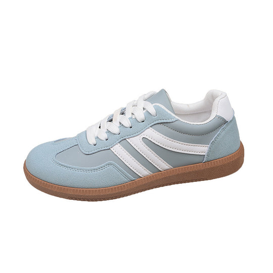Damen Retro-inspirierte Schnür-Sneaker mit gepolstertem Komfortfußbett EB