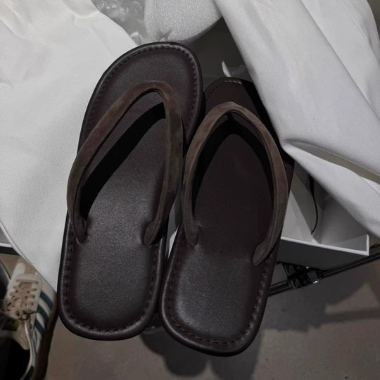 Damen Fußbett Flip-Flops mit rutschfester Sohle und anatomischer Passform EB