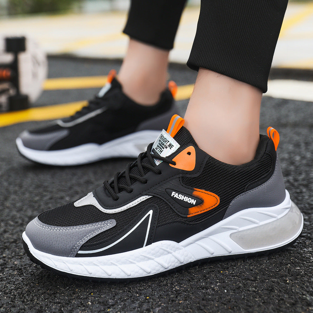 Damen Sportliche Sneakers mit atmungsaktiver Mesh-Oberfläche und stoßdämpfender Sohle EB