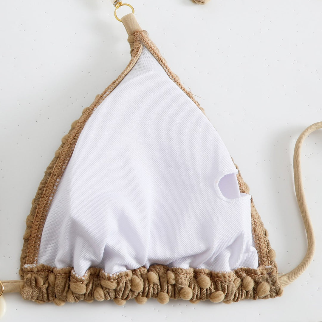 Damen Häkel-Bikini-Set mit eleganten Details EB