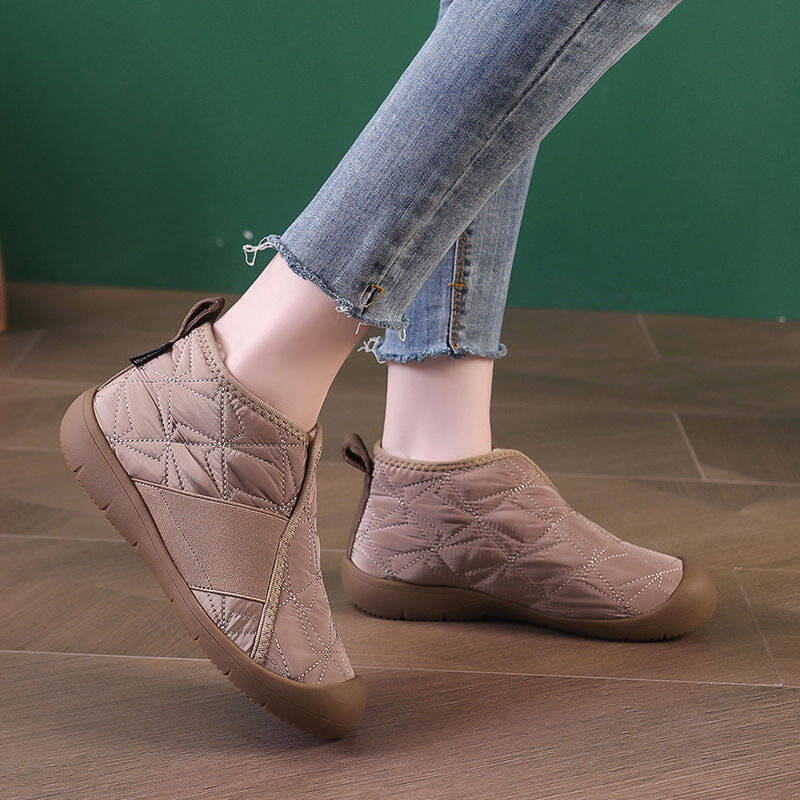 Damen modische Stiefeletten mit isolierendem Innenfutter und rutschfester Sohle EB