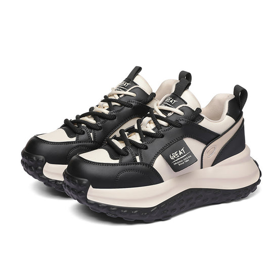 Damen Sportliche Chunky Sneakers mit dämpfender Sohle und rutschfestem Profil EB