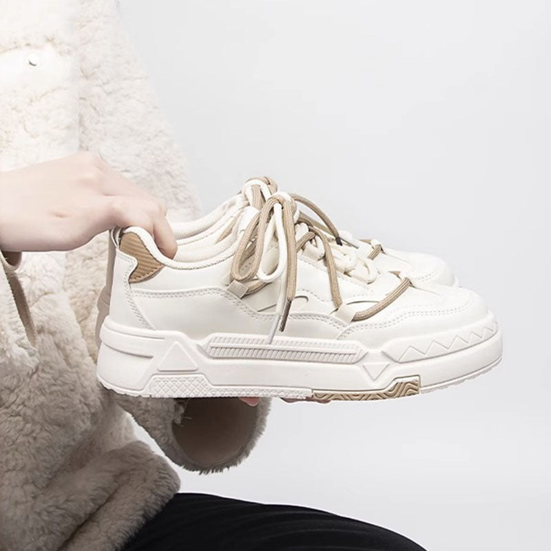 Damen Sportliche Chunky Sneakers mit atmungsaktiver Oberflächenstruktur EB