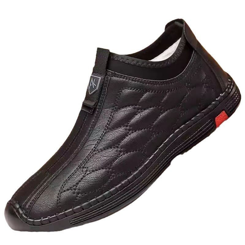 Herren Modische und bequeme Stiefeletten mit seitlichem Reißverschluss und weicher Dämpfung EB
