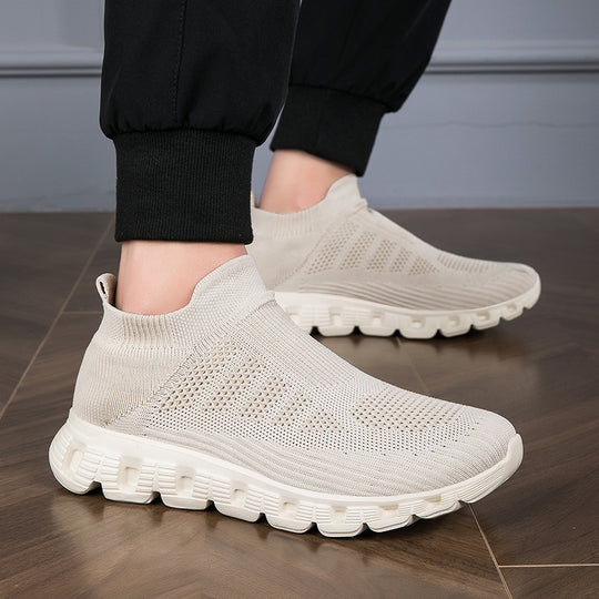 Damen Atmungsaktive Knöchelsneaker mit elastischem Obermaterial EB