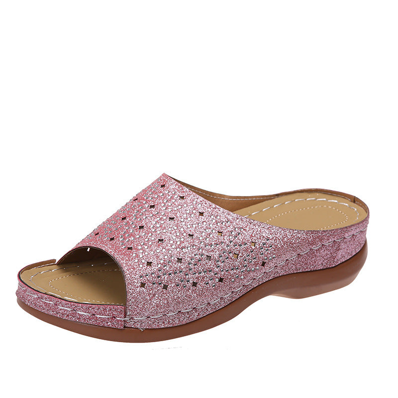 Damen Clogs mit perforiertem Obermaterial und ergonomischer Fußbettung EB