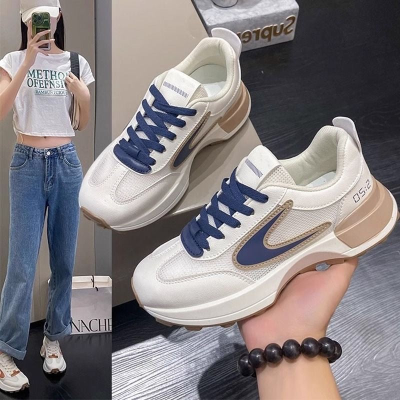 Damen Sportliche Sneakers mit stoßdämpfender Technologie und rutschfester Sohle EB