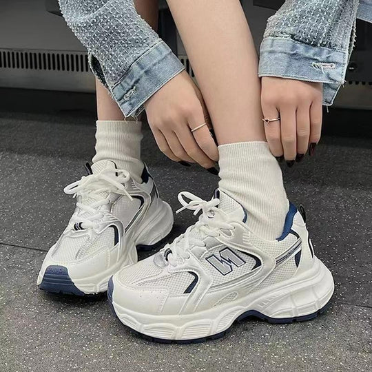 Damen Stylish Sportschuhe mit atmungsaktivem Obermaterial und dämpfender Sohle EB