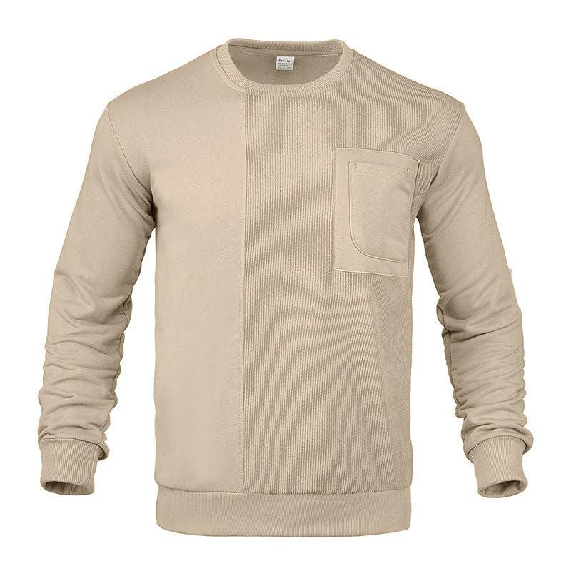 Herren Sweatshirt mit strukturierter Front EB