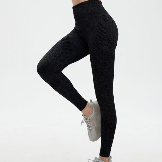 Damen Hochwertige Sportleggings mit atmungsaktiven Mesh-Einsätzen und nahtlosem Design EB