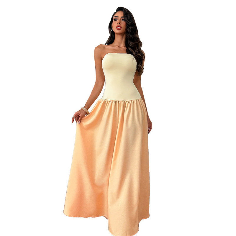 Damen Elegantes Maxikleid mit floralem Akzent EB