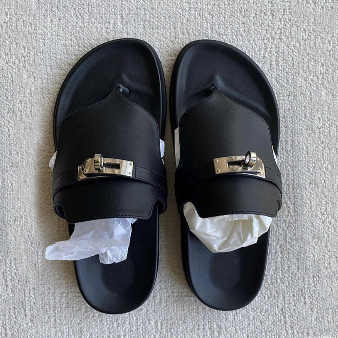 Damen Riemensandalen mit elegante Schnallenapplikation EB