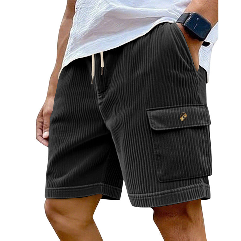 Herren Cargo-Shorts mit schmalem Schnitt und praktischen Seitentaschen EB