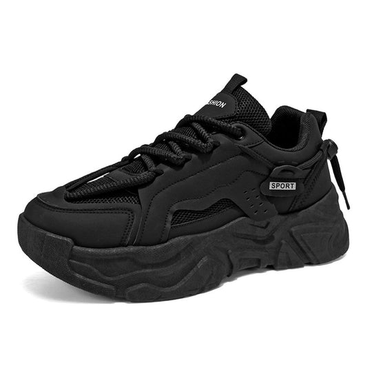 Damen Modische Chunky Sneakers mit atmungsaktiver Mesh-Oberfläche und dämpfendem Sohlenprofil EB