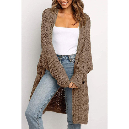 Damen lässiger Strickcardigan EB