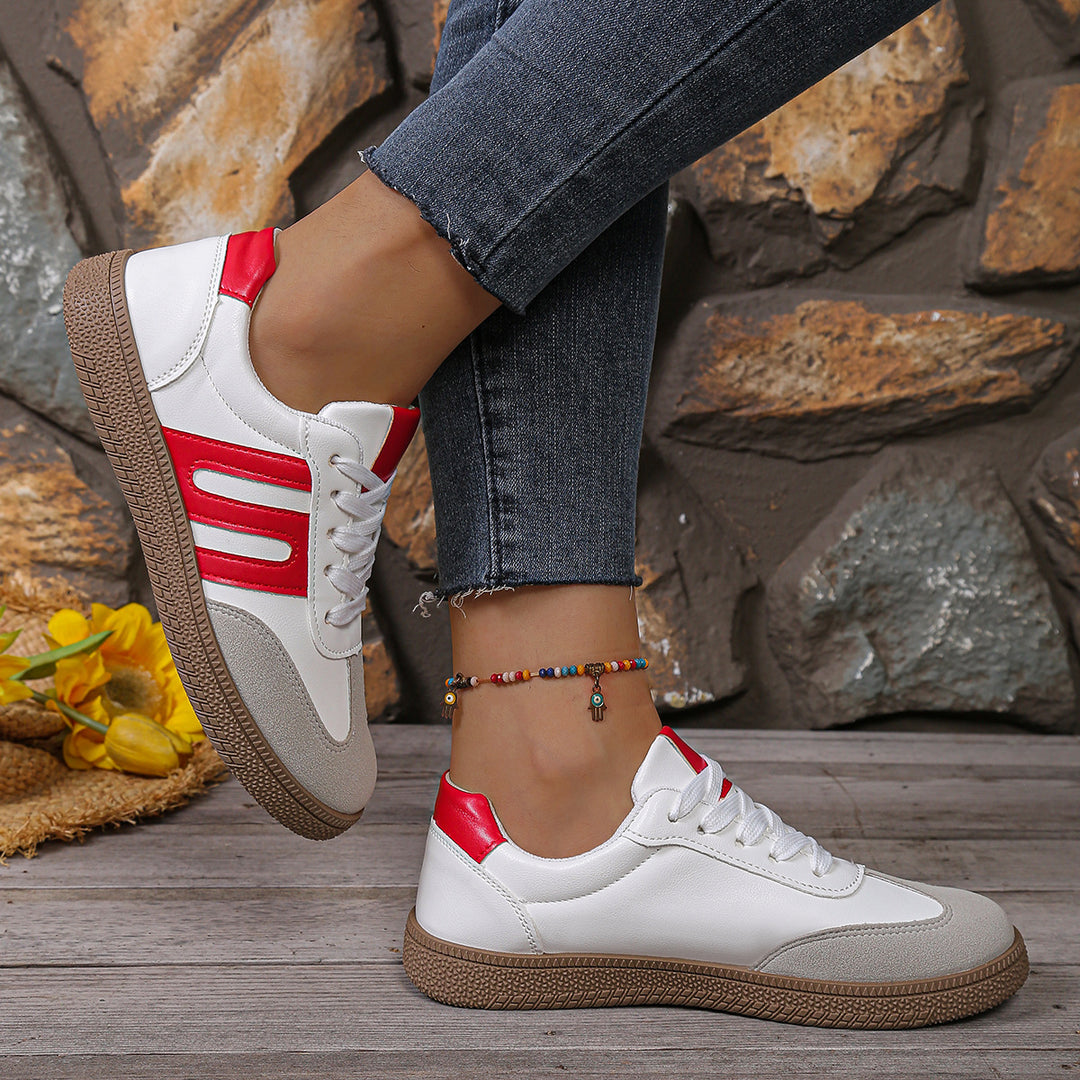 Damen Freizeit-Sneaker mit atmungsaktiver Mesh-Oberfläche und rutschfester Laufsohle EB