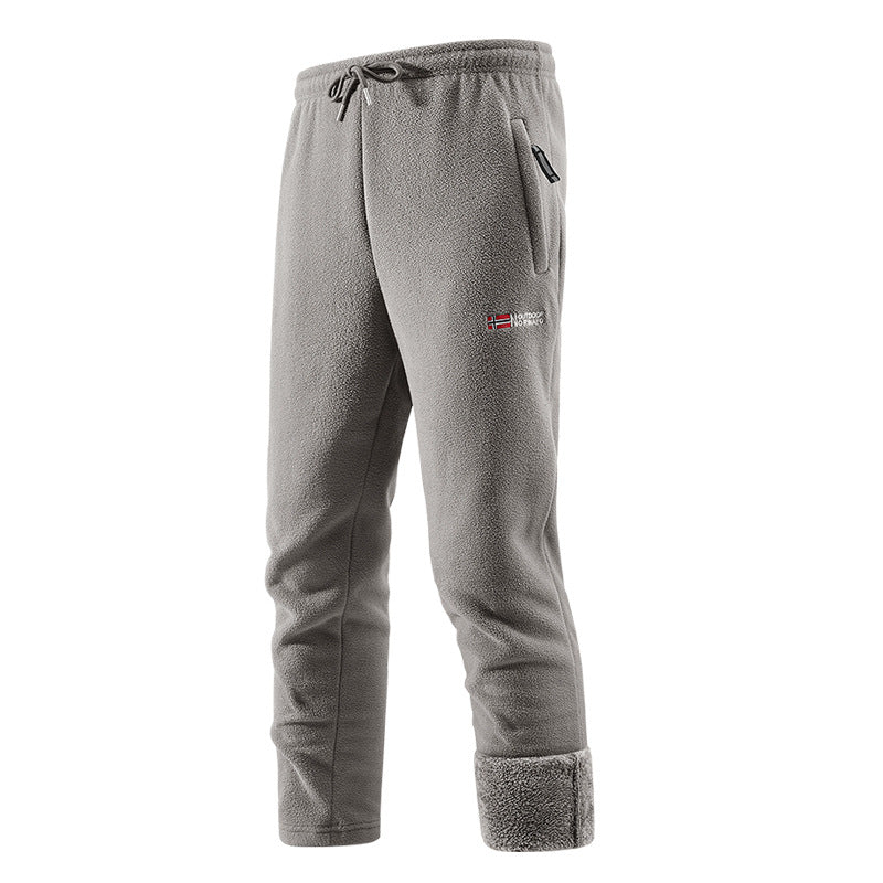 Herren Thermo‑Fleecehose mit hochfloriger Sherpa‑Innenfütterung und Reißverschlusstaschen EB