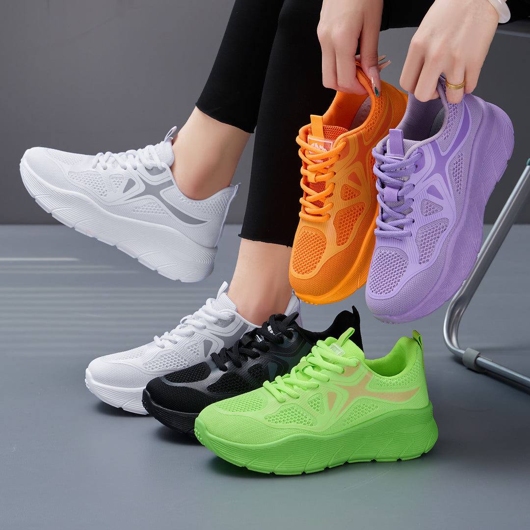 Damen Sportliche Lauf Sneakers EB