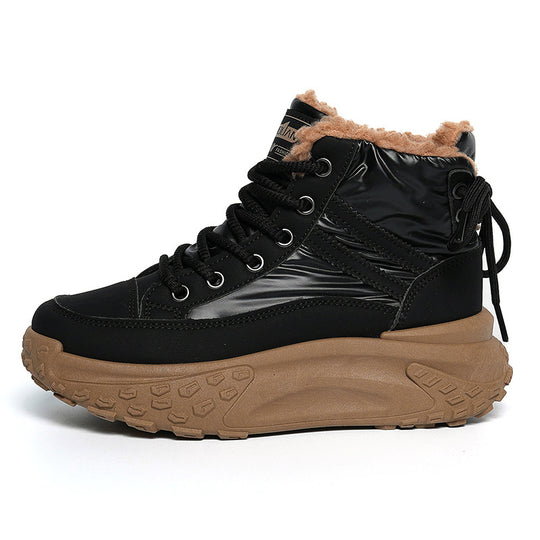 Damen Winterliche Sneakers mit hohem Schaft EB