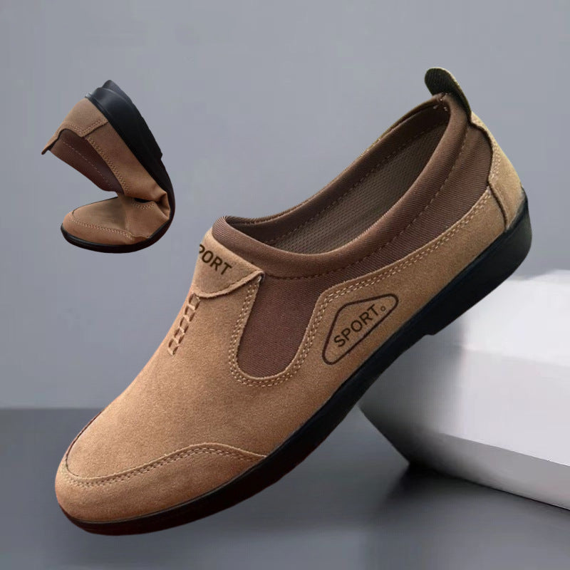 Herren Bequeme Slipper-Sneaker mit elastischem Einstieg und flexibler Sohle EB