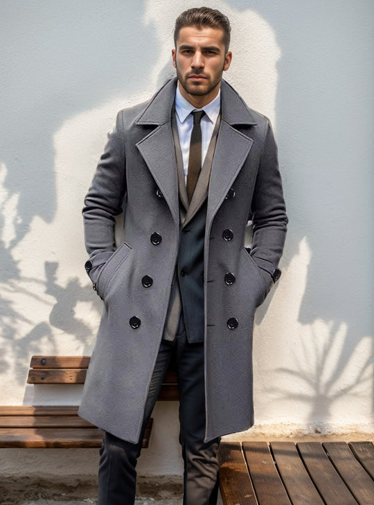 Herren eleganter Trenchcoat EB