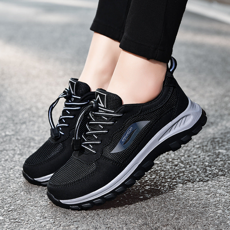 Damen Sportliche Laufschuhe mit atmungsaktiver Mesh-Oberfläche und rutschfester Sohle EB