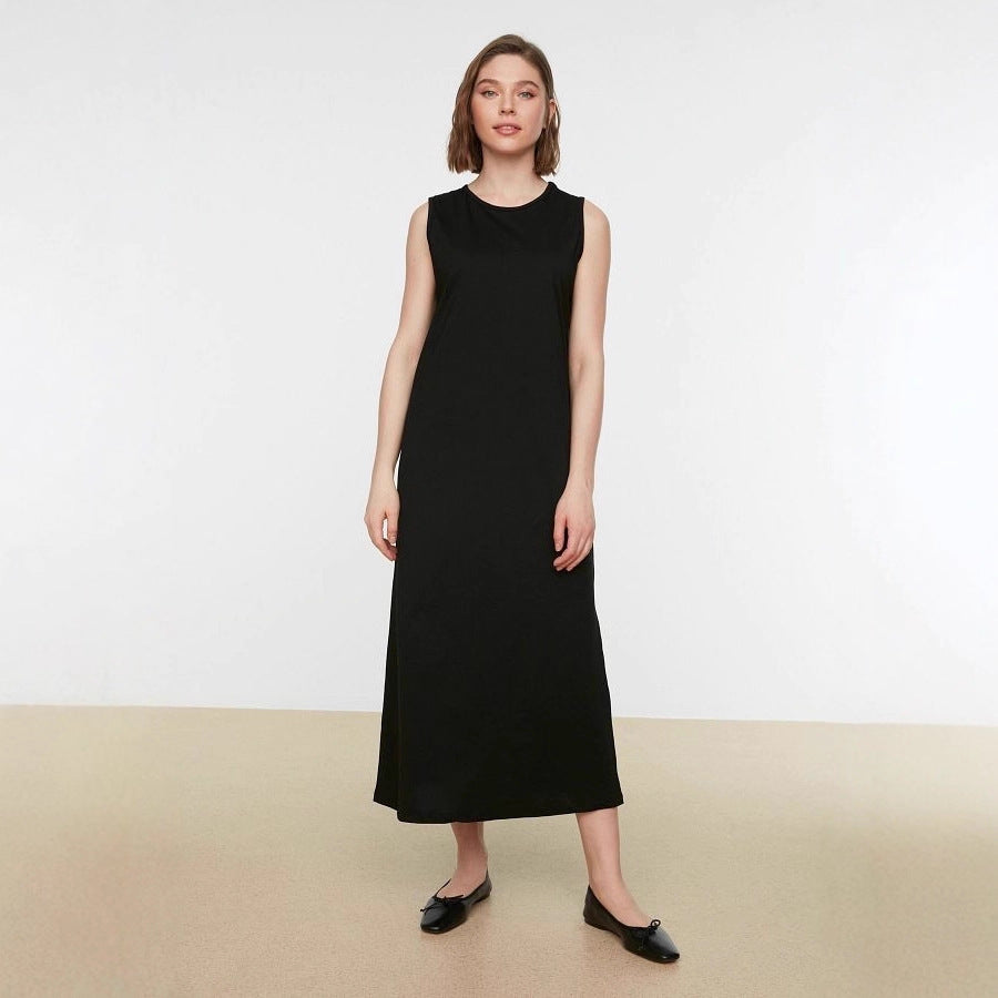 Damen Maxikleid aus weichem und leichtem Jersey EB
