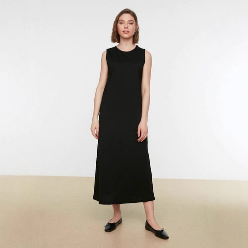 Damen Maxikleid aus weichem und leichtem Jersey EB