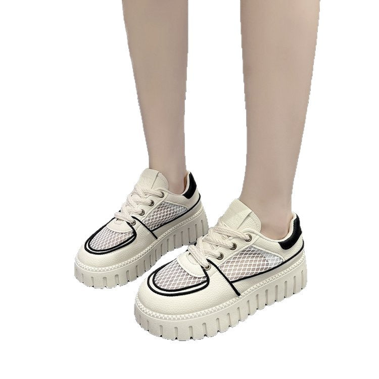 Damen Chunky Sneakers mit atmungsaktivem Netzdesign und rutschfester Sohle EB