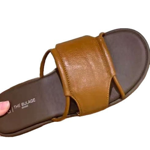 Damen modische Pantoletten mit stilvollen Riemchen und ergonomischem Fußbett EB