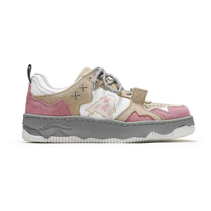 Damen Sportliche Sneakers mit robustem Sohlenprofil und gepolsterter Innensohle EB