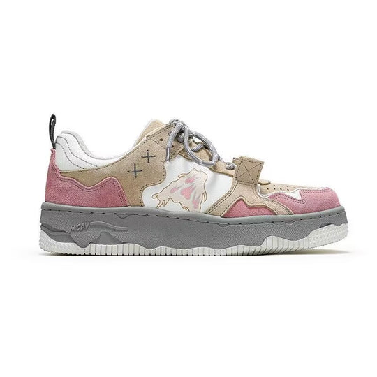 Damen Sportliche Sneakers mit robustem Sohlenprofil und gepolsterter Innensohle EB