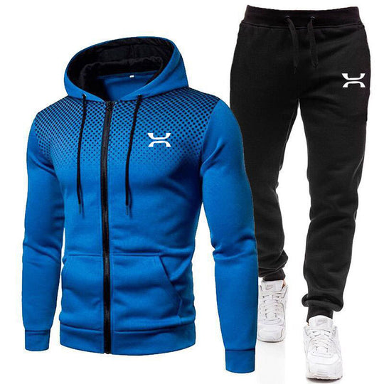 EB Herren Sportanzug mit Reißverschluss-Hoodie und Jogginghose