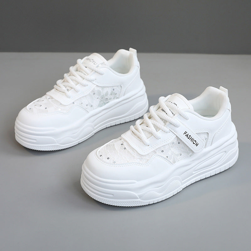 Damen modische Sneaker mit innovativer Netzstruktur und komfortabler Dämpfung EB