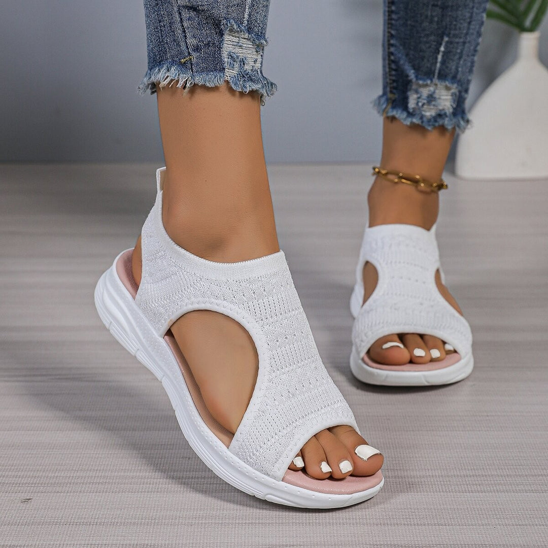 Damen Sportliche Freizeitsandalen mit atmungsaktivem Obermaterial EB