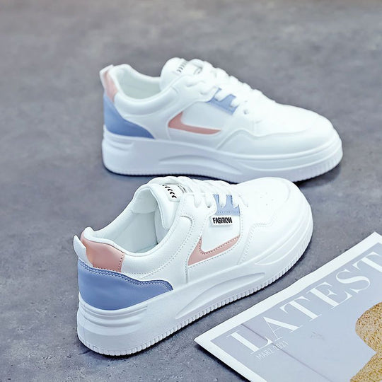 Damen Sneakers mit modischer Polsterung und sportlicher Sohle EB