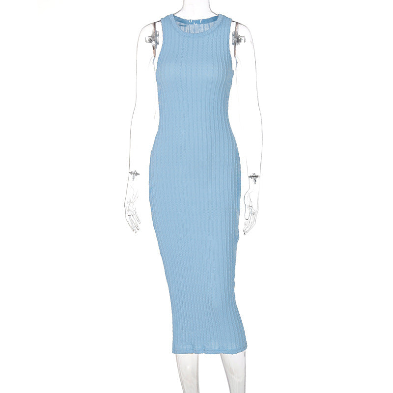 Damen Figurbetontes Strickkleid EB
