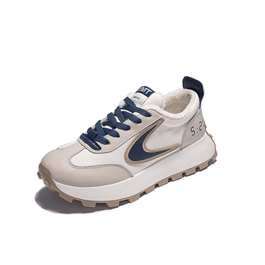 Damen Winter Sneakers mit warmem Fleece-Innenfutter und rutschfester Profilsohle EB