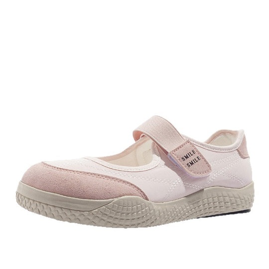 Damen Modische Freizeit-Schuhe mit Klettverschluss und ergonomischer Sohle EB