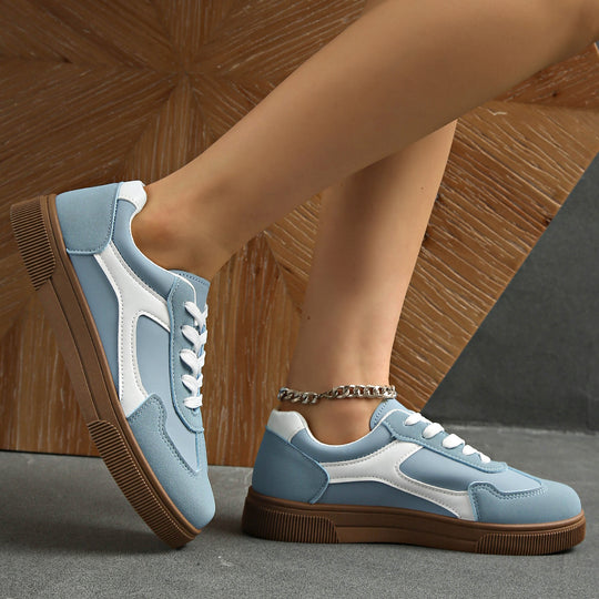 Damen Sneakers mit atmungsaktiver und rutschfester Gummisohle EB