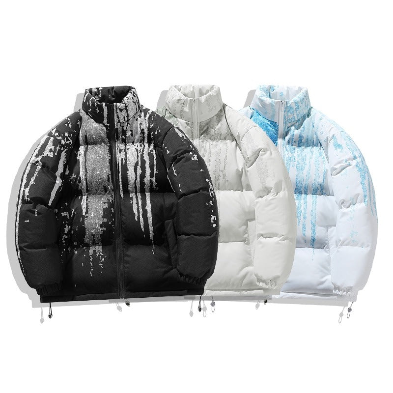 Damen Winterpufferjacke mit elastischen Bündchen und stylischem Design EB