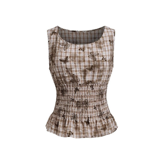 Damen schmeichelhafte Bluse mit floralen Musterungen EB